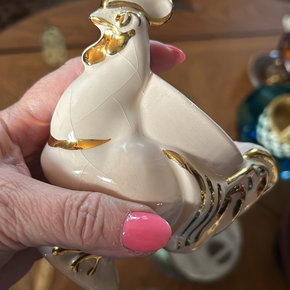 Vintage Rooster Chicken Egg Cup Holder - Picture 8 of 9